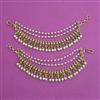 Antique Multi Layer Ear Chain with Matte Gold Plating