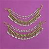 Antique Multi Layer Ear Chain with Matte Gold Plating