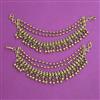 Antique Multi Layer Ear Chain with Matte Gold Plating