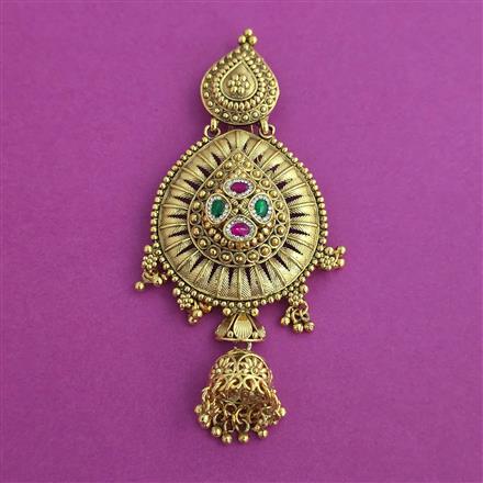 Antique Classic Hair Brooch with Gold Plating