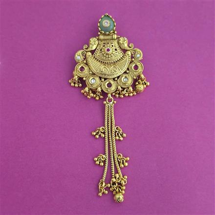 Antique Classic Hair Brooch with Gold Plating