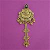 Antique Classic Hair Brooch with Gold Plating