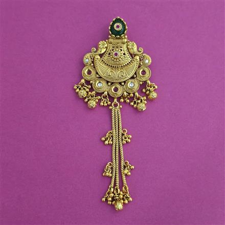 Antique Classic Hair Brooch with Gold Plating