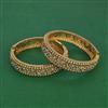 Antique Classic Bangles with Matte Gold Plating