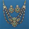 Antique Layered Necklace with Mehndi Plating
