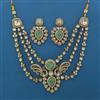 Antique Layered Necklace with Mehndi Plating