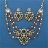 Antique Layered Necklace with Mehndi Plating
