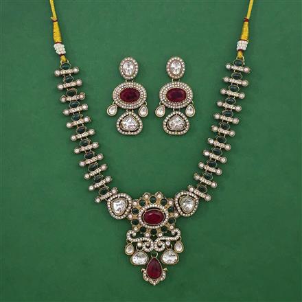 Antique Classic Necklace with Mehndi Plating