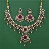 Antique Classic Necklace with Mehndi Plating