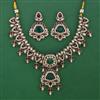 Antique Classic Necklace with Mehndi Plating