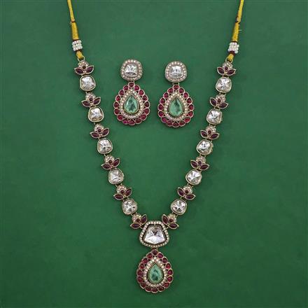Antique Classic Necklace with Mehndi Plating
