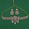 Antique Choker Necklace with Mehndi Plating