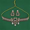 Antique Choker Necklace with Mehndi Plating