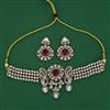 Antique Choker Necklace with Mehndi Plating