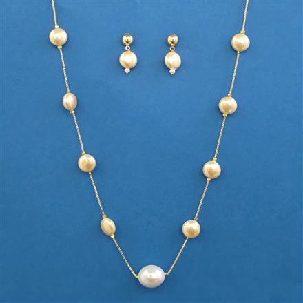 Antique Pearl Mala with Gold Plating
