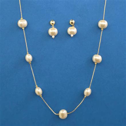 Antique Pearl Mala with Gold Plating