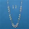 Antique Pearl Mala with 2 Tone Plating