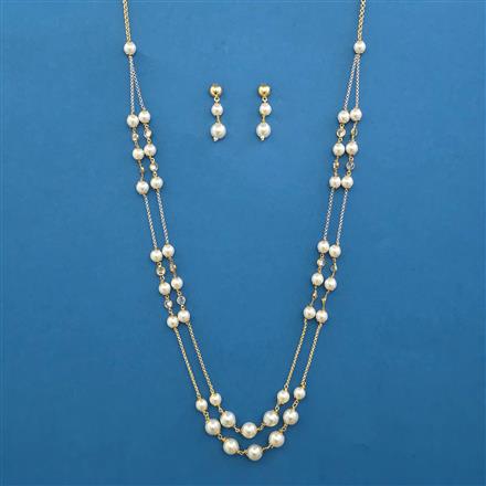 Antique Pearl Mala with 2 Tone Plating