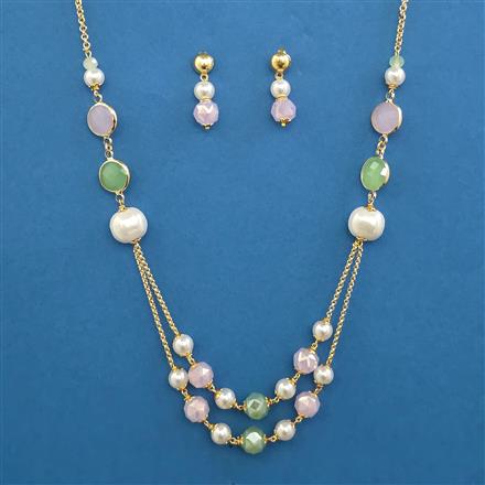 Antique Pearl Mala with Gold Plating