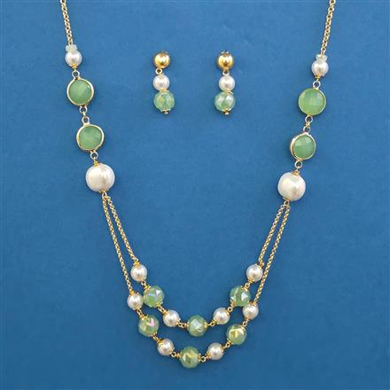 Antique Pearl Mala with Gold Plating