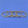 Antique Delicate Bangles with Gold Plating