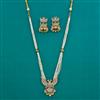 Antique Birds Pendant Set with Matte Gold Plating
