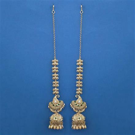 Antique Jhumki with Gold Plating