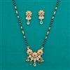 Antique Classic Mangalsutra with Matte Gold Plating