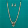 Antique Long Necklace with Gold Plating