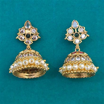 Antique Jhumki with Gold Plating