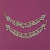 Antique Pearl Ear Chain with Gold Plating