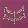 Antique Pearl Ear Chain with Gold Plating