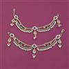 Antique Pearl Ear Chain with Gold Plating