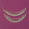 Antique Pearl Ear Chain with Gold Plating
