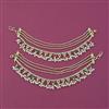 Antique Pearl Ear Chain with Gold Plating