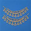 Antique Pearl Ear Chain with Gold Plating