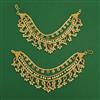 Antique Pearl Ear Chain with Gold Plating