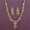 Antique Classic Necklace with Matte Gold Plating