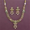 Antique Classic Necklace with Matte Gold Plating