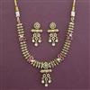 Antique Classic Necklace with Matte Gold Plating
