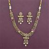 Antique Classic Necklace with Matte Gold Plating