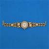 Antique Kashmiri Watch With Matte Gold Plating