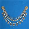 Antique Pearl Hair Brooch with Gold Plating