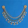 Antique Pearl Hair Brooch with Gold Plating