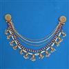 Antique Pearl Hair Brooch with Gold Plating