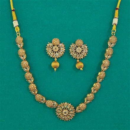 Antique Delicate Necklace with Gold Plating