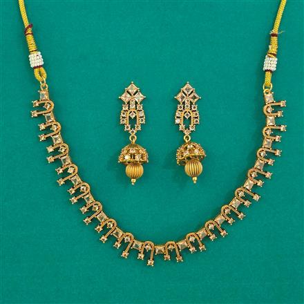 Antique Delicate Necklace with Gold Plating