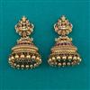 Antique Jhumki with Matte Gold Plating