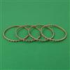 Antique 4 Pc Delicate Bangles with Mehndi Plating