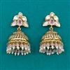 Antique Jhumki with Matte Gold Plating